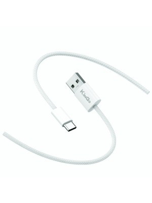 CABO TRANÇADO 3.0A USB - TYPE C - BRANCO