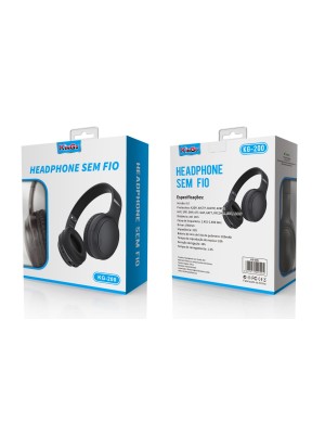 HEADPHONE SEM FIO KG-200 PRETO