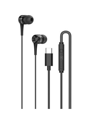 FONE DE OUVIDO COM FIO S40 PRETO