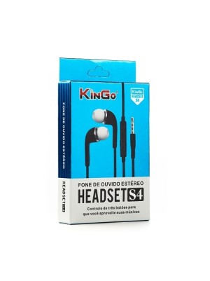 Fone SAM S4 - PRETO