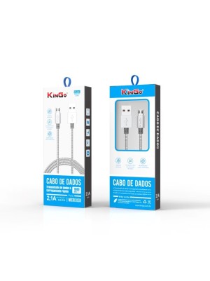 Cabo Metalizado Micro USB