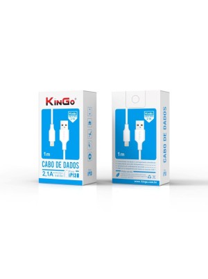 Cabo De Dados Simples 1m Kingo - Iphone
