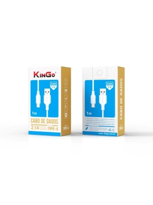 Cabo de Dados Simples - Kingo Type-C