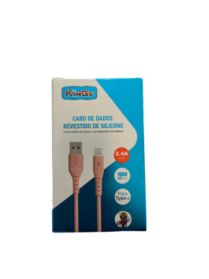 SILICONE TYPE C 2,4A - ROSA