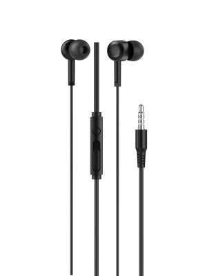 FONE DE OUVIDO COM FIO S3 PRETO