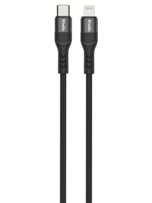 CABO DE CORDA 2.4 TYPE C - IP 27W - PRETO